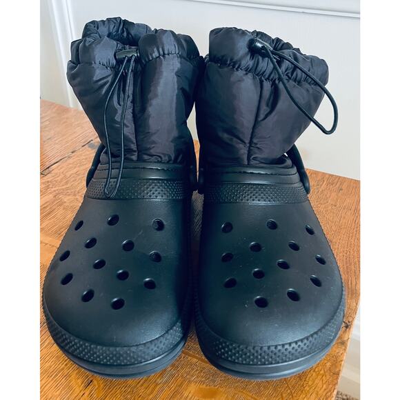 Men's Crocs Classic Lined Neo Puff Boots, Size 9 - Picture 1 of 3